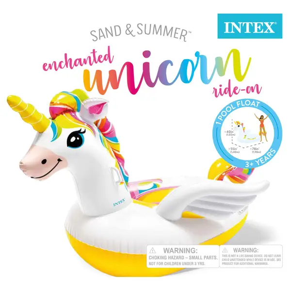 フロート 浮き輪 マット INTEX(インテックス) メガユニコーン Intex 