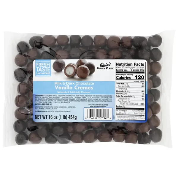 Blain's Farm & Fleet 16 oz Chocolate Vanilla Cremes - 705052