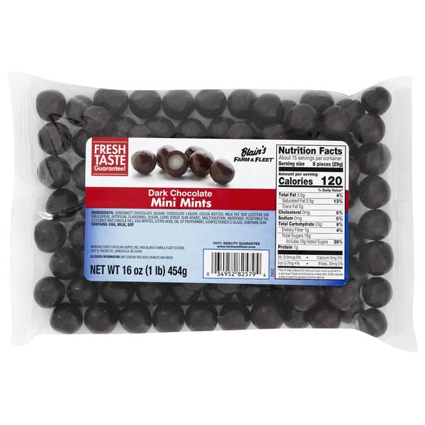 Blain's Farm & Fleet 16 oz Dark Chocolate Orange Slices - 704956