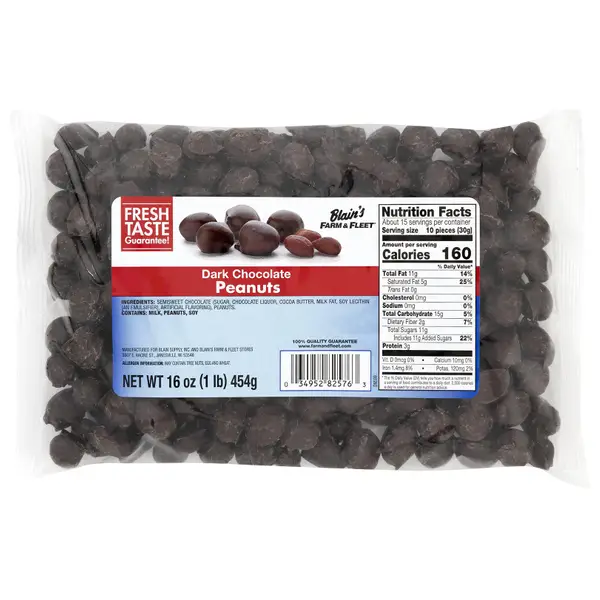 Dark Chocolate Covered Peanuts | Peanuts 