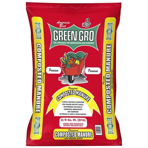 GreenGro 3/4 Cu. Ft. Composted Manure 0505GG Blain's Farm & Fleet