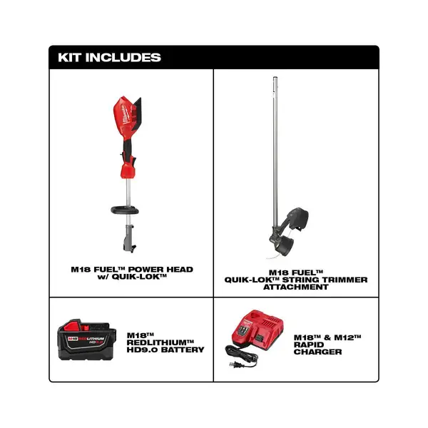 Milwaukee M18 FUEL String Trimmer with QUIK-LOK - 2825-21ST