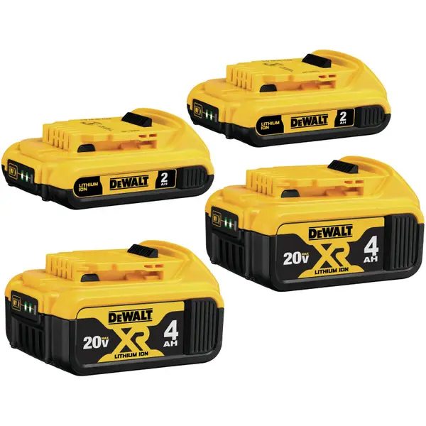 DEWALT DCB324-4 4-Pack 20V MAX Lithium-Ion Battery Blain's Farm  Fleet