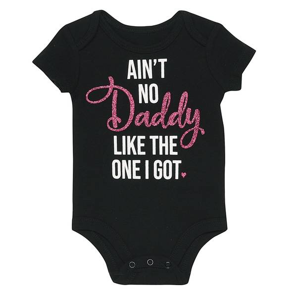 Baby Starters Infant Girl's Short Sleeve Ain't No Daddy Like the One I ...