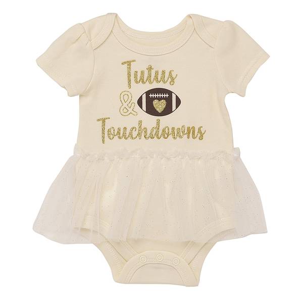 Photo of Infant Girl's Short Sleeve TuTus and Touchdowns Bodysuit