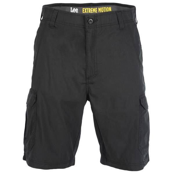 Lee Men's Extreme Motion Crossroad Cargo Shorts, Black, 36 - 218-7019 ...