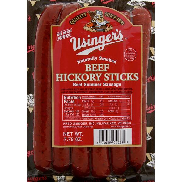 Hickory Farms Beef Summer Sausage 10 Ounce (Pack of 4)