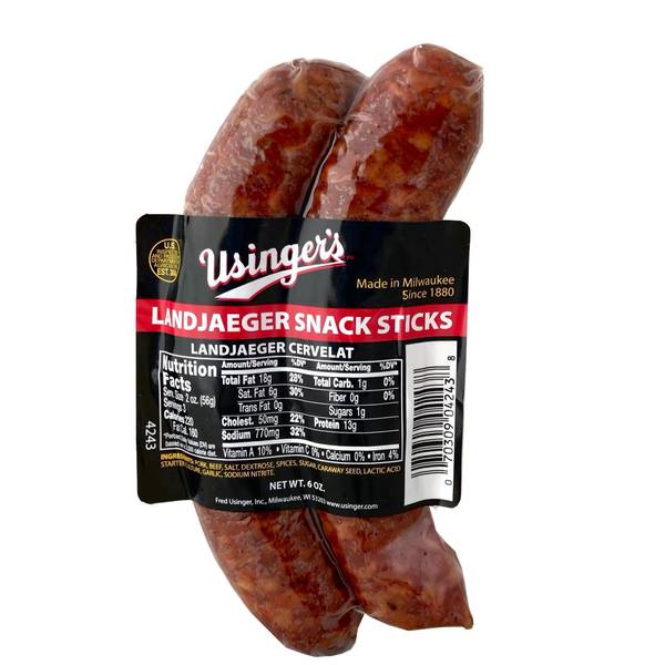 JALAPEÑO DRIED SAUSAGE STICKS (1/4 lb.)