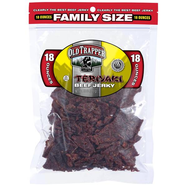 Old Trapper 18 oz Teriyaki Beef Jerky 28321T Blain's Farm & Fleet