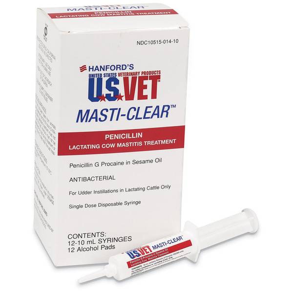 Hanfords US Vet Masti - Clear Mastitis Penicillin - 11893094 | Blain’s