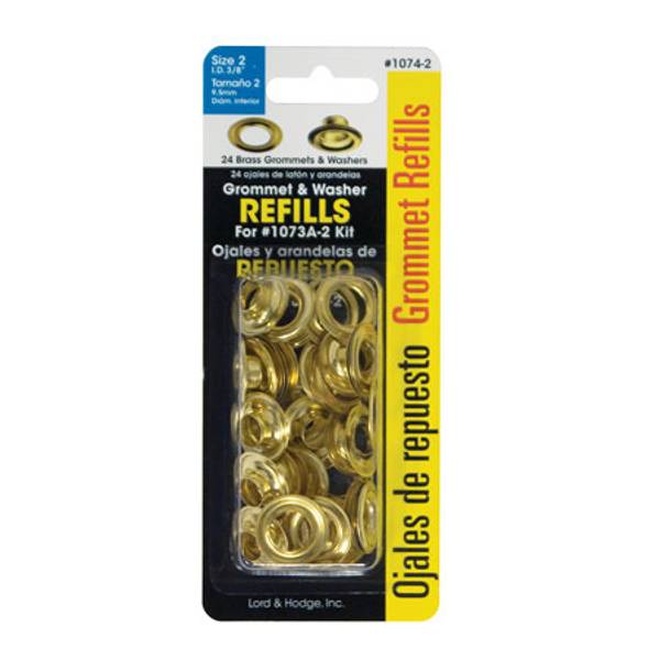 Photo of 24-Pack 3/8" Grommet and Washer Refills
