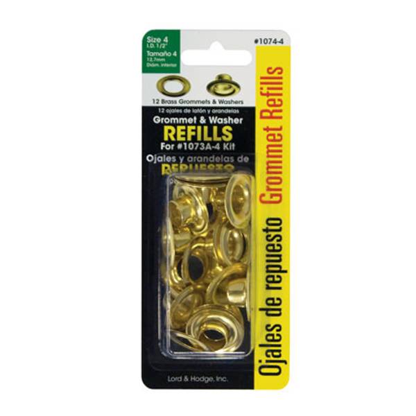 1/2 in. Refill Solid Brass Grommet Kit and Refill (12-Pack)