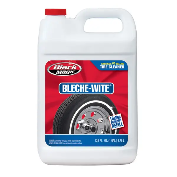 Black Magic 800002222 Bleche-Wite Tire Cleaner, 128oz. One Gallon Case of 6