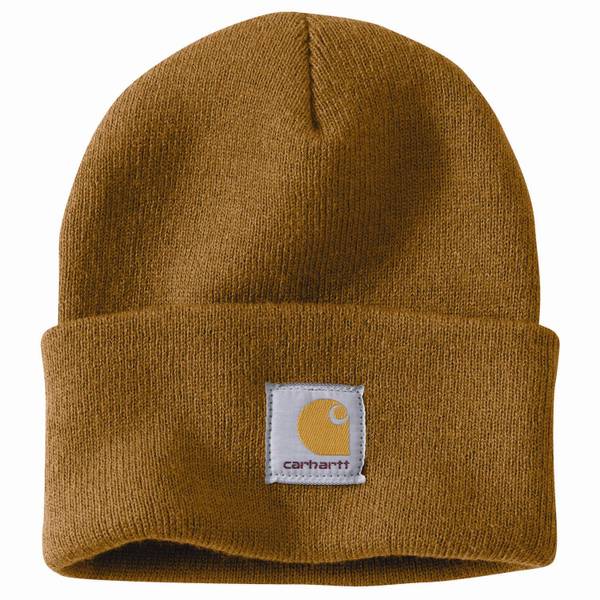 Carhartt Men's A18 Knit Cuffed Beanie - A18-BRN