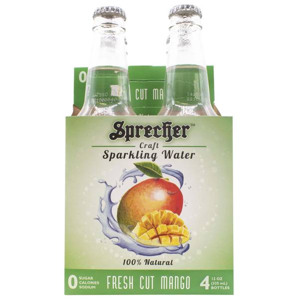 Sprecher Brewing Co. 4Pack Fresh Cut Mango Sparkling Water 12SWMG