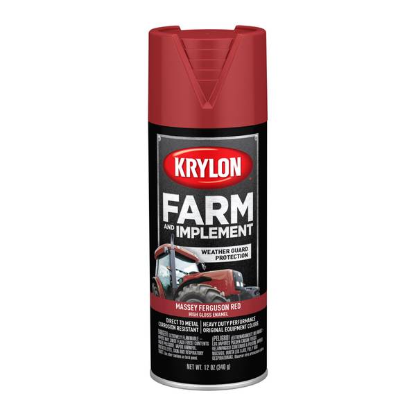 Krylon 12 oz High Gloss Massey Ferguson Red Farm and Implement Spray