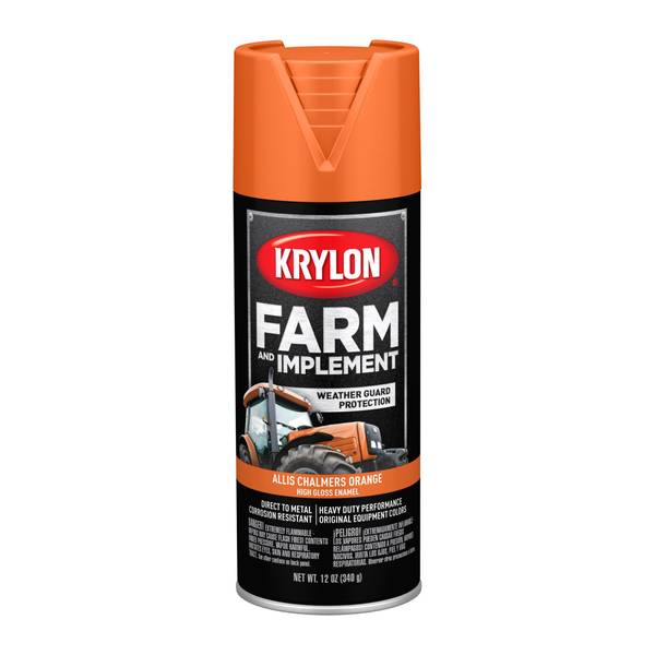 Krylon 12 oz High Gloss Allis Chalmers Orange Farm and Implement Spray
