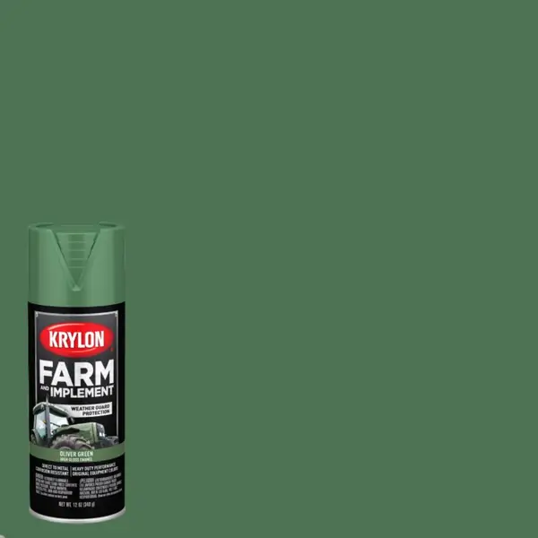 Krylon Oliver Green High Gloss Farm and Implement Brush On-Paint