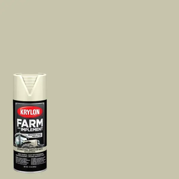 Krylon 12 oz High Gloss International Harvester White Farm and