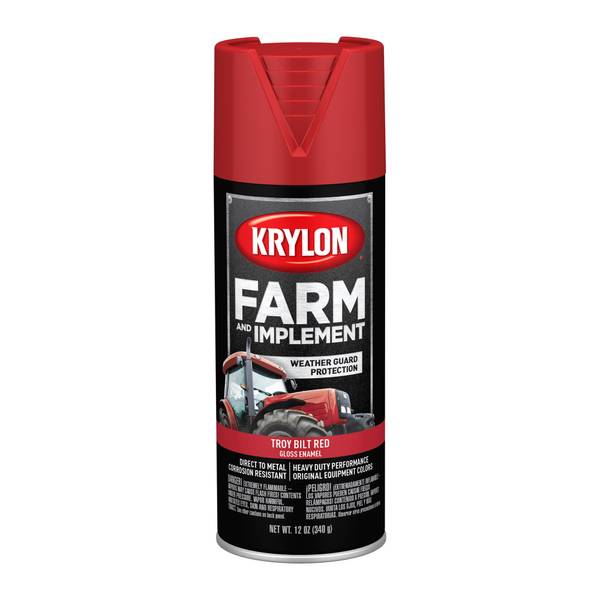 Krylon 12 oz Troy Bilt Red High Gloss Farm and Implement Spray