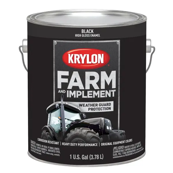 Gloss Super jet black tractor Agricultural Enamel Machinery Gloss Paint