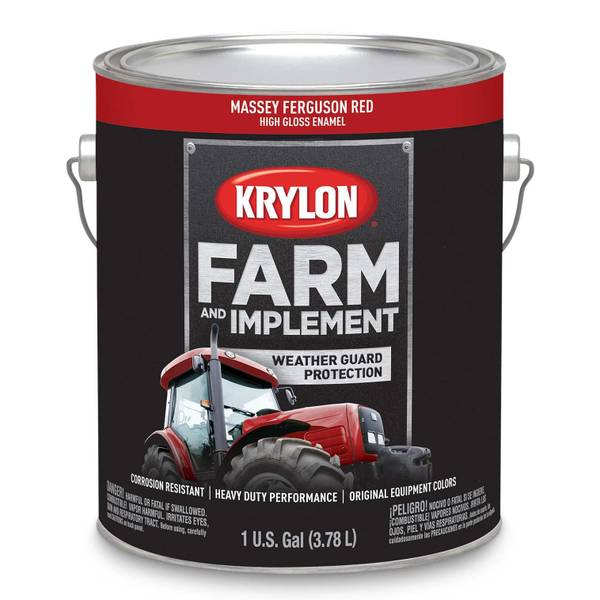 Photo of Massey Ferguson Red High Gloss Farm and Implement Brush On-Paint
