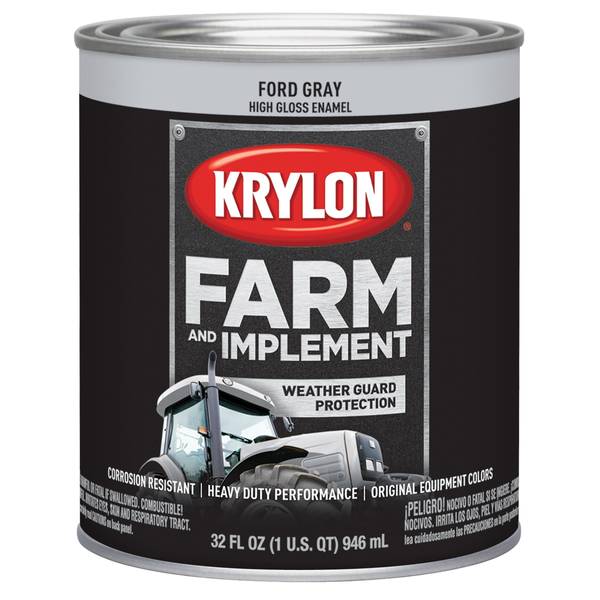 Photo of Ford Gray High Gloss Farm and Implement Brush On-Paint