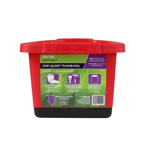 Shur-Line Easy Pail One Quart Thumb Pail - 2006709 | Blain's Farm & Fleet