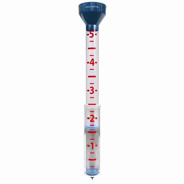 AcuRite Jumbo Rain Gauge 26-inch Length (27.5 in x 4 in x 4 in)