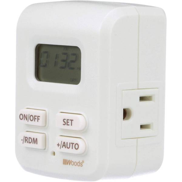 woods plug in timer