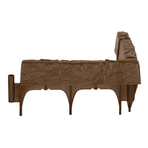 Suncast Brown Border Stone Edging Kit BSE10BR Blain's Farm & Fleet