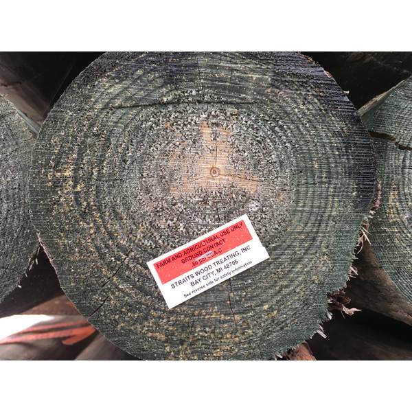 Photo of 8"x8' Wood Corner Gate Post CCA