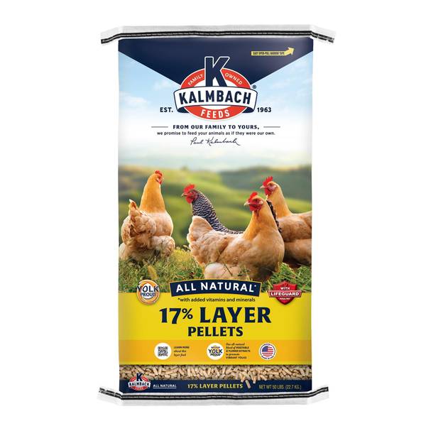 Kalmbach Feeds 50 lb 17% All Natural Layer Pellets - 1117PEL | Blain's ...