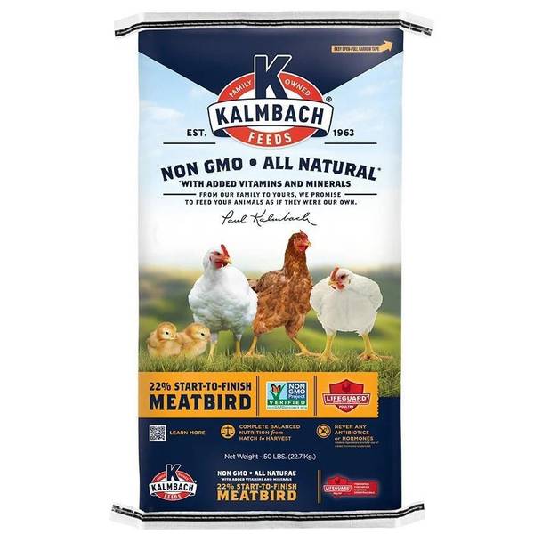 Photo of 50 lb 22% Start-To-Finish Meatbird Non-GMO Feed