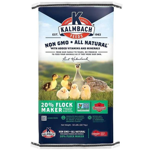 Photo of 50 lb 20% Flock Maker Non-GMO Crumble