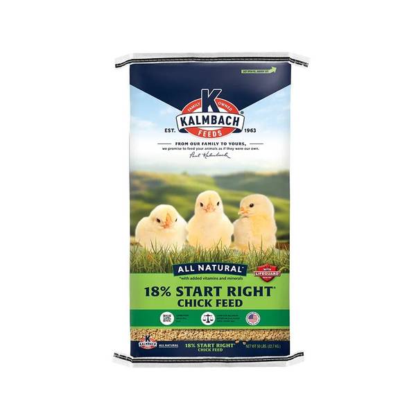 Kalmbach Feeds 25 lb 18% All Natural Start Right Chick Feed - 1051C25 ...