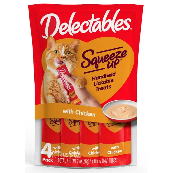 Delectables squeeze shop up cat treat