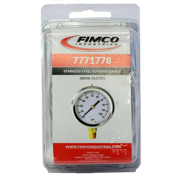 Photo of 2-1/2" Liquid Filled Pressure Gauge