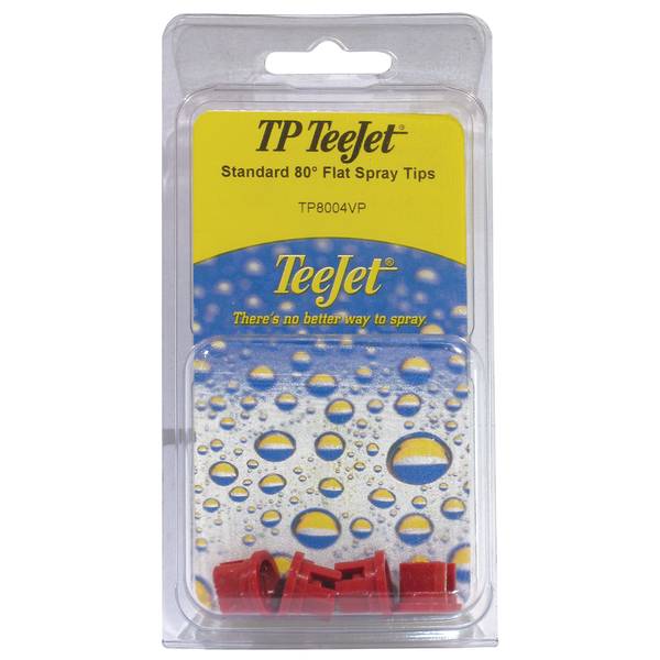 TeeJet Extended Range Flat Spray Tips 110° Red 0.4 GPM @ 40 PSI XR11004-VS 