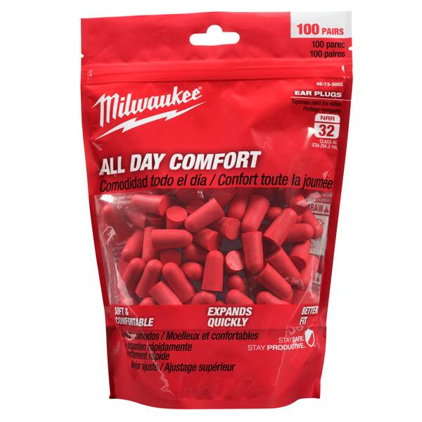 Milwaukee Pair Ear Plugs 48733005 Blain's Farm & Fleet