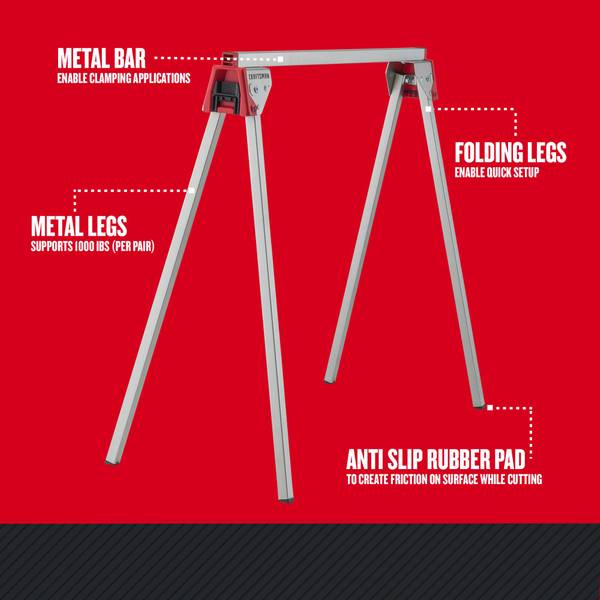 Craftsman adjustable deals sawhorse