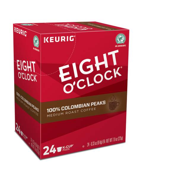 100% Colombian Peaks K-Cup® Pods – Eight O'Clock Coffee