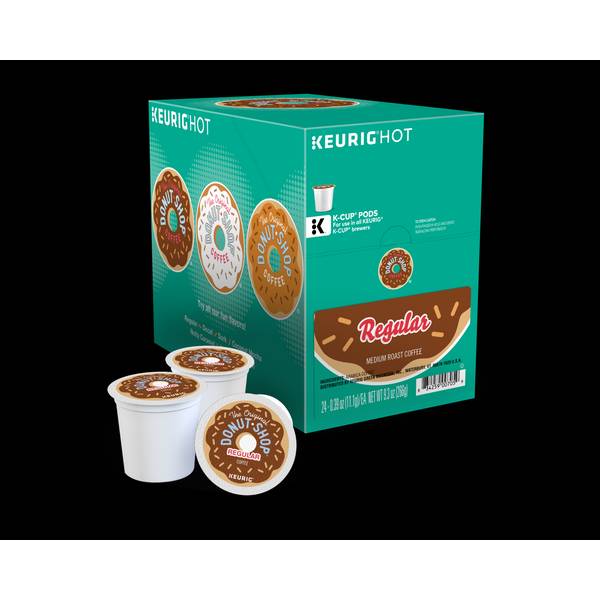 Keurig People Donut Shop Medium Roast Extra Bold Coffee K-Cups - 18 count, 0.39 oz each