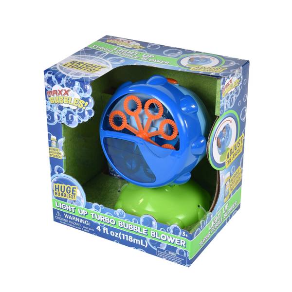Turbo Bubble Technology Kid's Bubble Machine Blue Play Day Kids Birthday 
