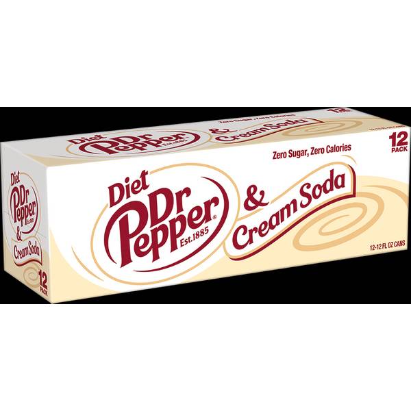 UPC 078000033571 product image for Dr. Pepper 12-Pack 12 oz Diet Cream Soda | upcitemdb.com