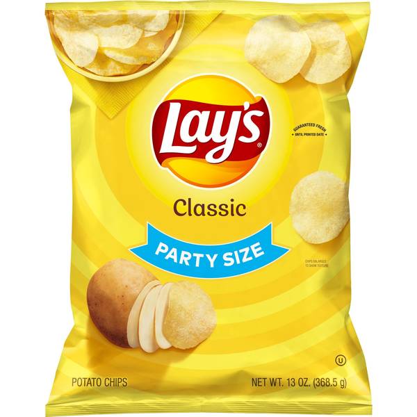 Photo of 13 oz Classic Potato Chips Party Size Bag