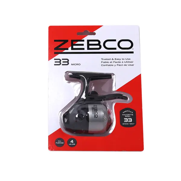 ZEBCO GOLD THE NEW MICRO T 33 SPINCAST TRIGGER SPIN FISHING REEL 
