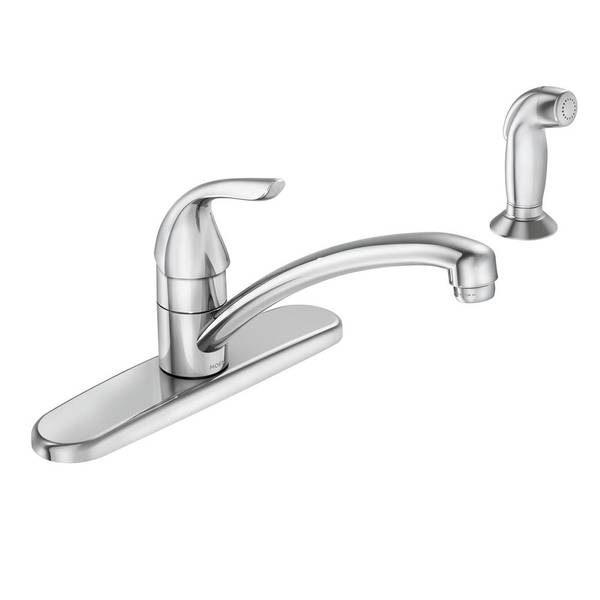 Moen Adler Single Handle Faucet With Sprayer 87604 Blain S Farm Fleet - How To Install A Moen Adler Bathroom Faucet