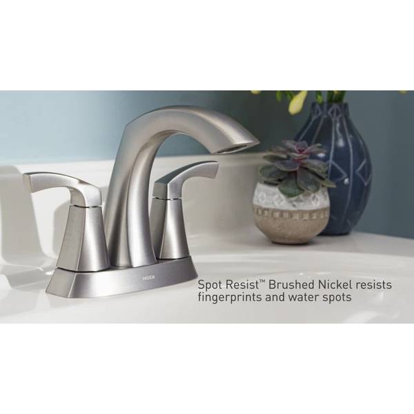Moen Nickel Lindor Two Handle Faucet, How To Fix A Leaky Moen Two Handle Bathtub Faucet