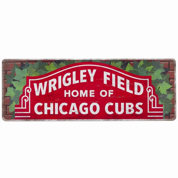 Lids Chicago Cubs 12 x 12 World Series Home Plate Metal Sign
